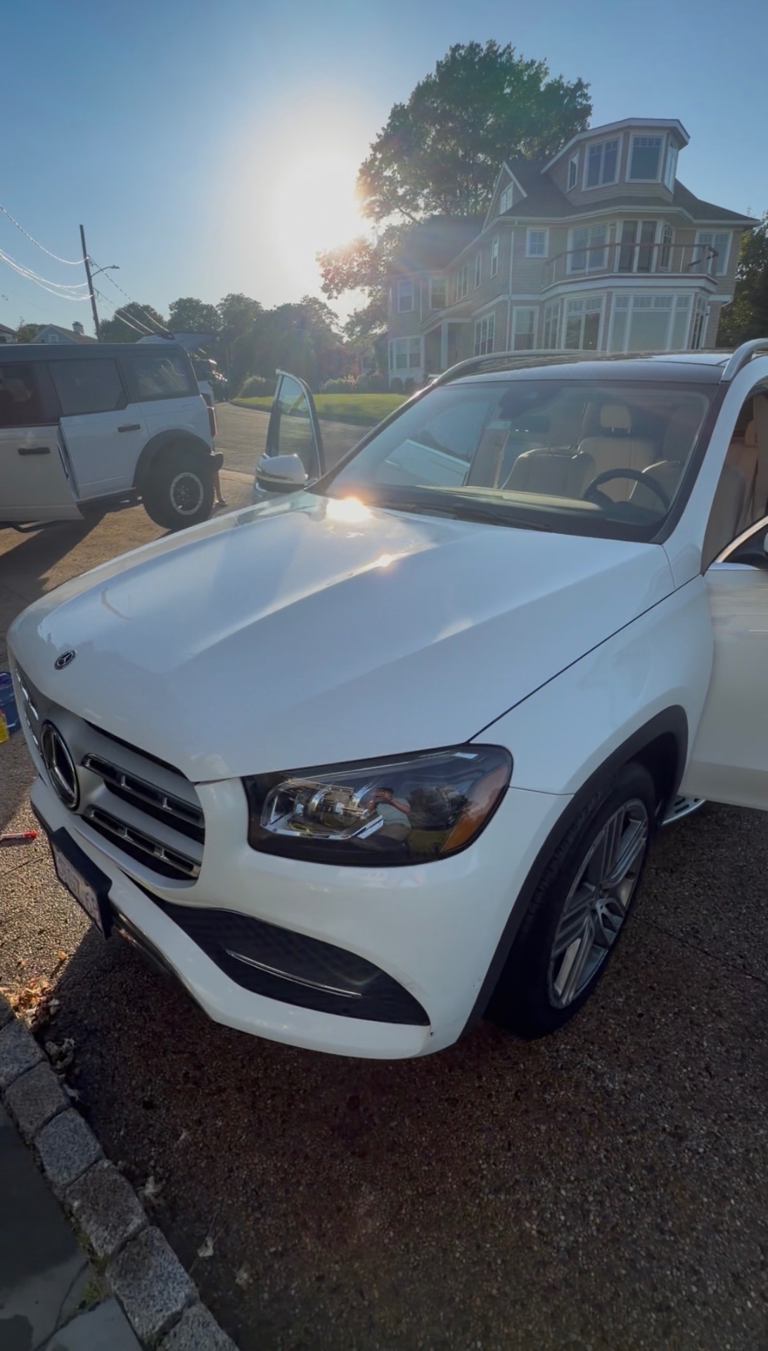 Full mobile car detailing service in Swampscott MA — Mercedes interior and exterior